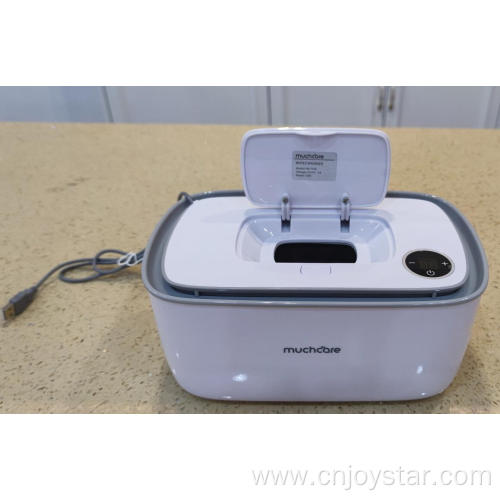 heating baby wet wipes warmer with LED display